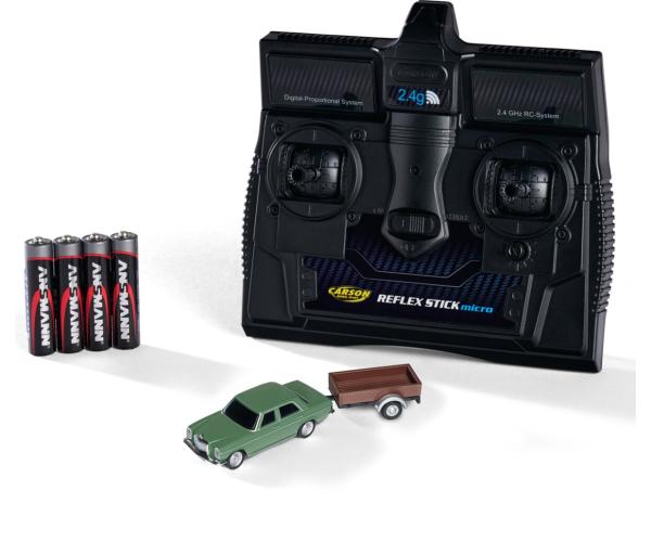 1:87 M-B 200/8 grün inkl.Anhäng.100% RTR