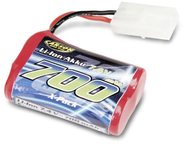 Fahr-Akku 7,4 Volt | 700 mAh LiIon-Akku | FD-Chassis