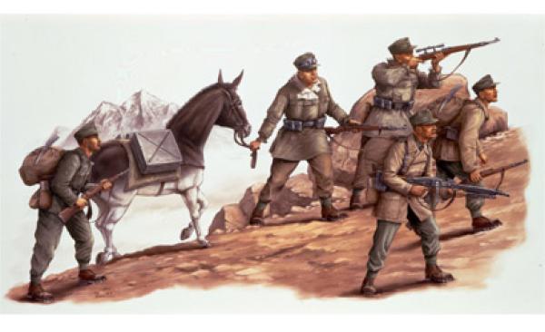 1:35 German Gebirgsjäger w/Donkey