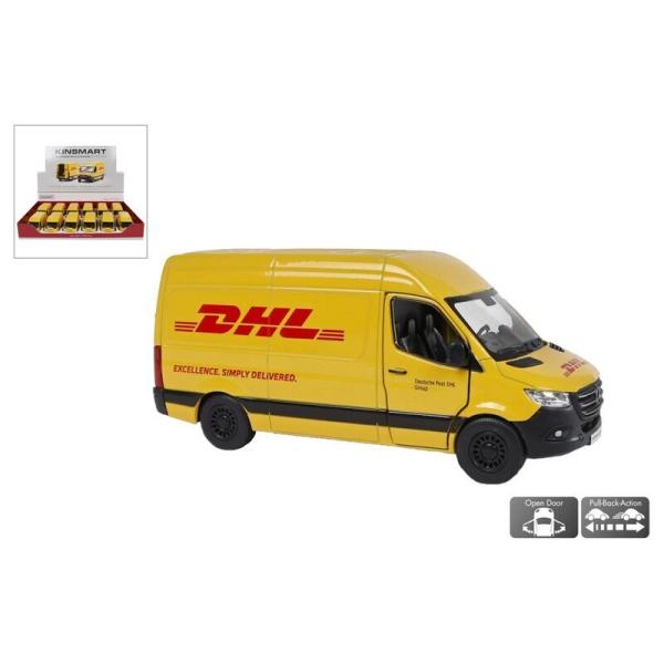 Mercedes-Benz Sprinter DHL mit Rückzug 12,5 cm 1:48