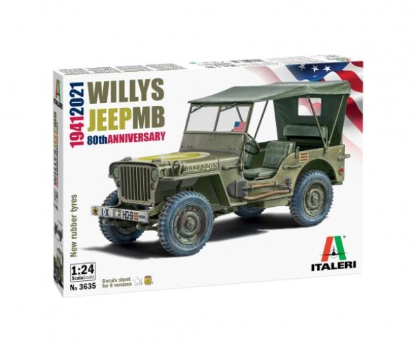 1:24 Willys Jeep MB 80th Anniversary