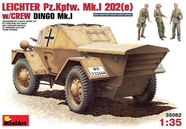 1:35 Leichter PzKpfWg Mk. I 202 ( e) with Crew Dingo Mk. I