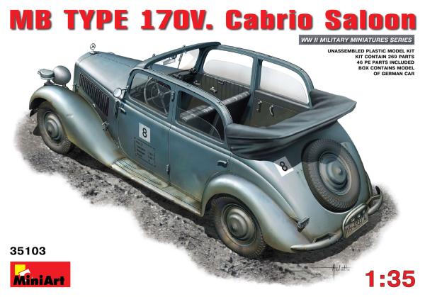 1:35 MB TYP 170V Cabrio Saloon