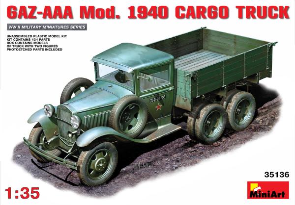 1:35 GAZ-AAA Mod. 1940. LASTWAGEN