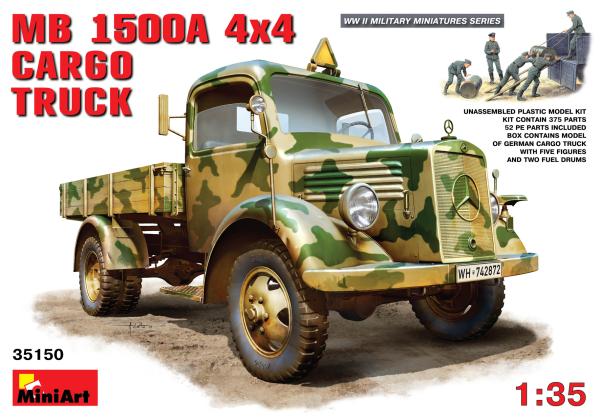 1:35 MB 1500A 4×4 LASTWAGEN