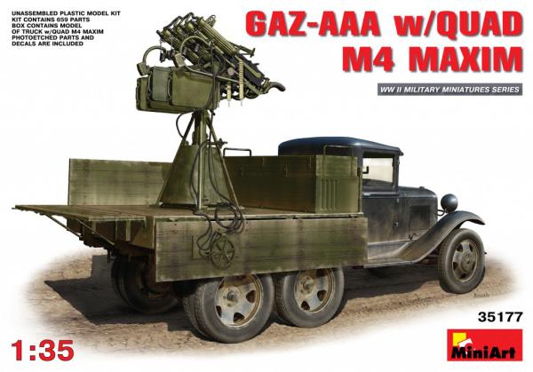 1:35 GAZ-AAA w/QUAD M4 MAXIM