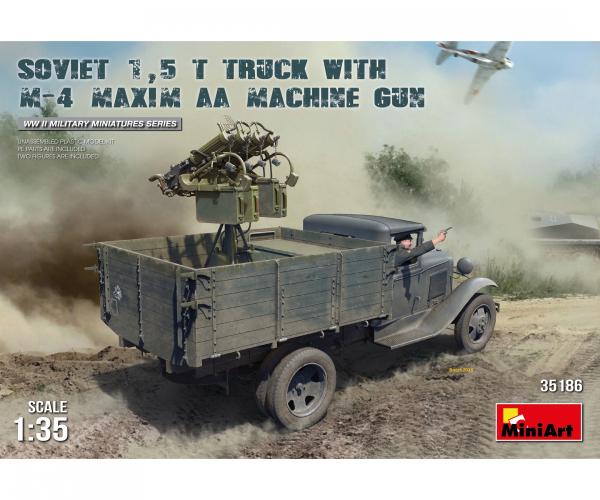 1:35 Sov. 1,5t LKW Vierling M-4 Maxim(2)