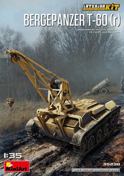 1:35 BERGEPANZER T-60 ( r )mit Innenausstattung