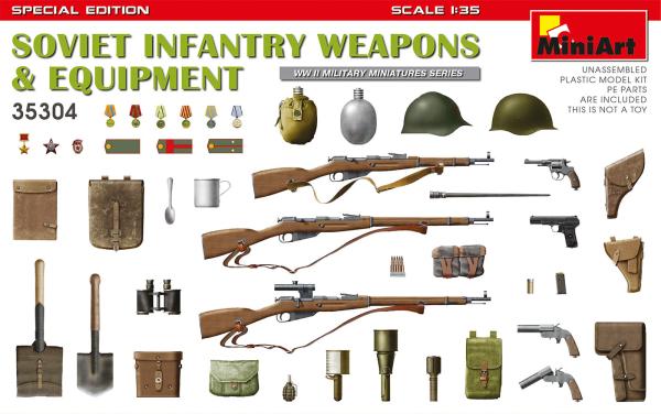 1:35 SOVIET INFANTRY WEAPONS & EQUIPMENT. SPECIAL EDITION