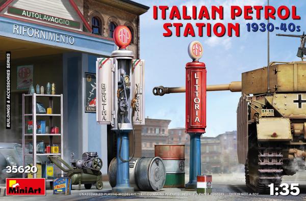 1:35 Italienische Tankstelle 1930-40er