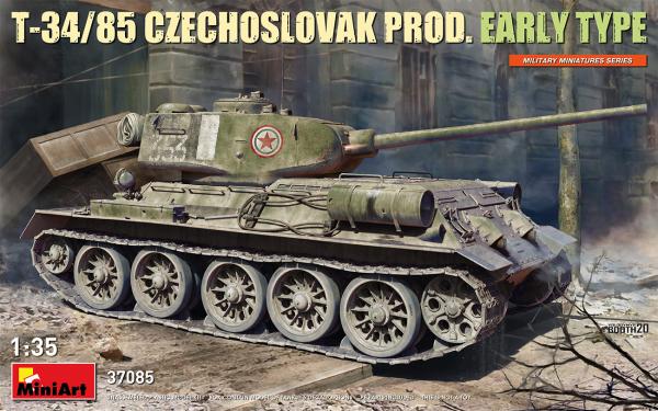 1:35 T-34/85 CZECHOSLOVAK PROD. EARLY TYPE