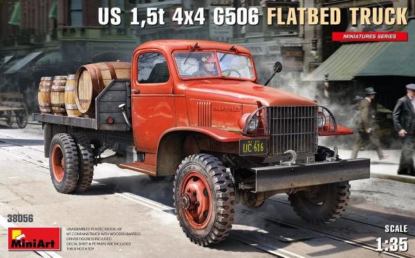 1:35 US 1,5to 4×4 G506 Pritschen-LKW