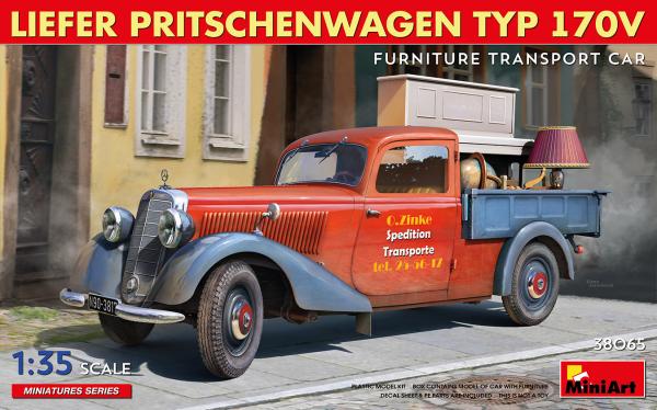 1:35 Liefer Pritschenwagen Typ 170V als Möbeltransporter