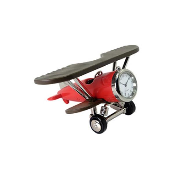 Siva Clock Airplane schwarz