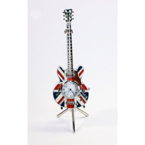 Siva Clock Guitar Union Jack