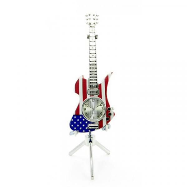 Siva Clock Guitar Stars & Stripes