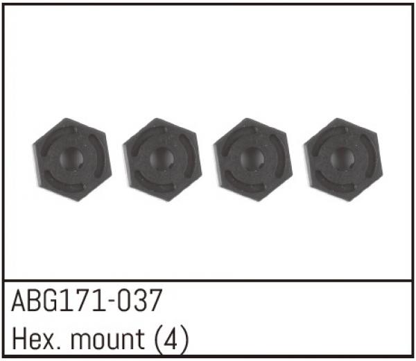 Hex Wheel Hubs (4)