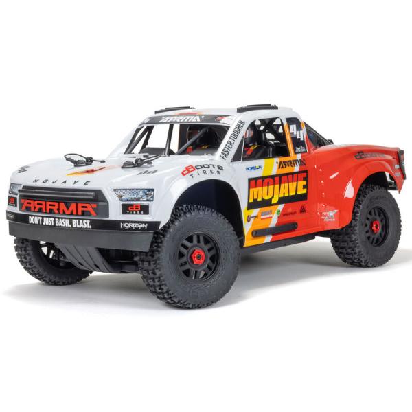 1/8 MOJAVE 4S 4X4 RTR Brushless Desert Truck, White/Red