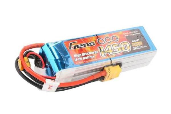 Gens Ace Lipo 22,2V 6s 1450mAh 45C XT60
