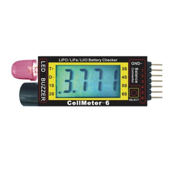 LiPo Cell Meter 2-6S /