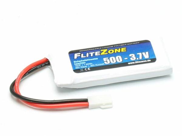 LiPo Akku FliteZone 500 - 3.7V + MOLEX