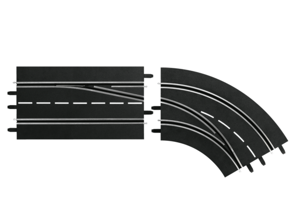 Spurwechselkurve rechts, außen nach innen Carrera Digital 124 132 Schienen Zubehör