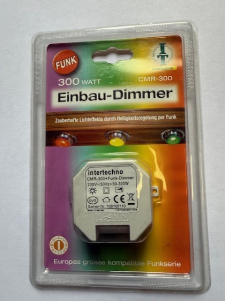 Der Funk-Einbau-Dimmer mit 300 Watt Schaltleistung