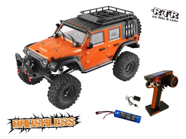 1:10 DF-04S PRO BL Crawler Orange – Brushless RTR