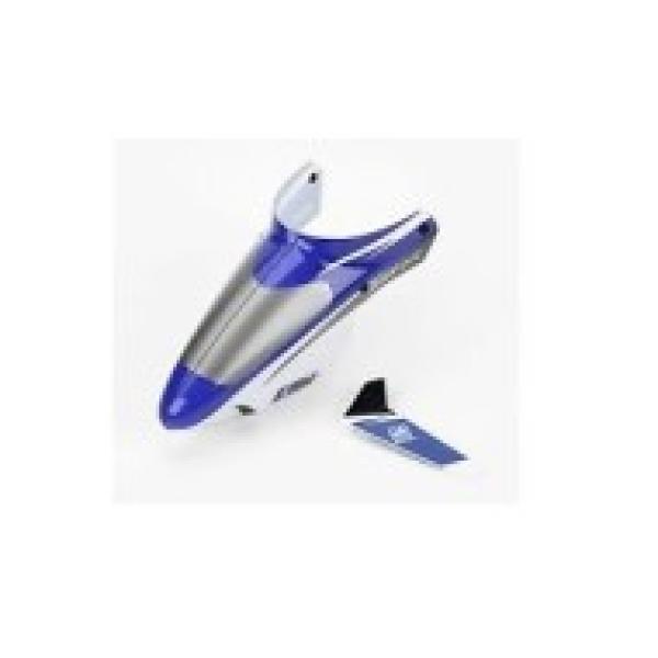 Complete Blue Canopy With Vertical Fin