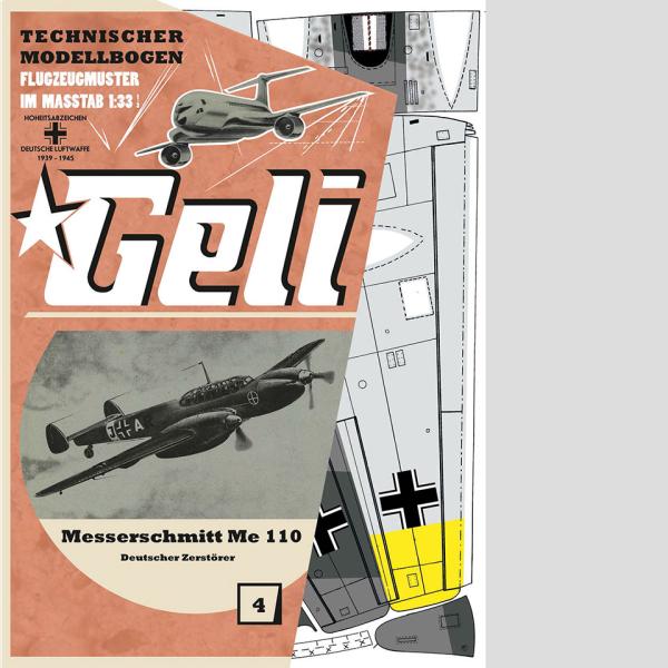 04 Messerschmitt Me 110 Art.Nr. 34004