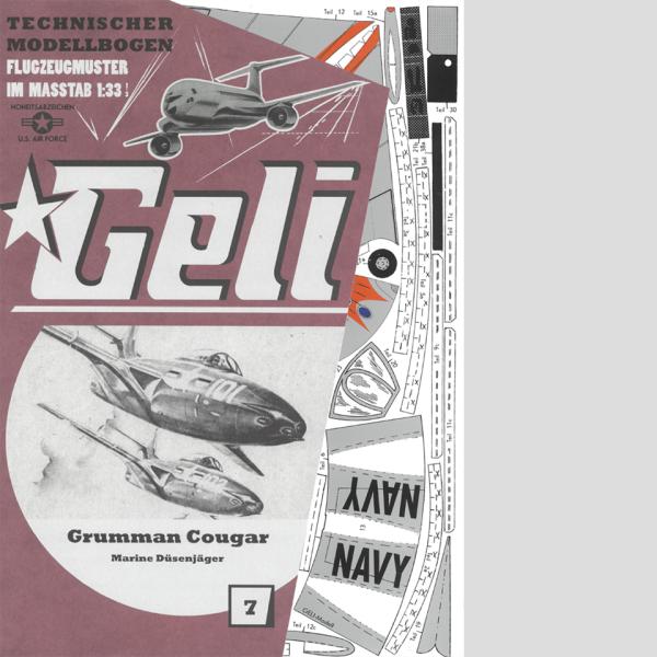 07 Grumann F9F Cougar Art.NR. 34007