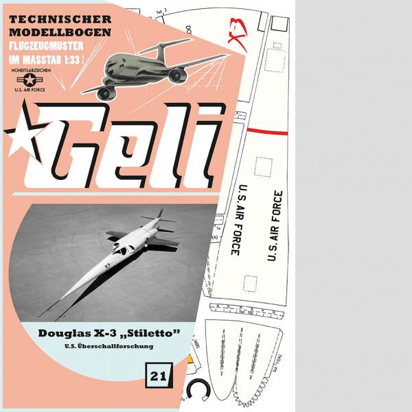 21 Douglas X-3 “Stiletto” Art. Nr. 34021