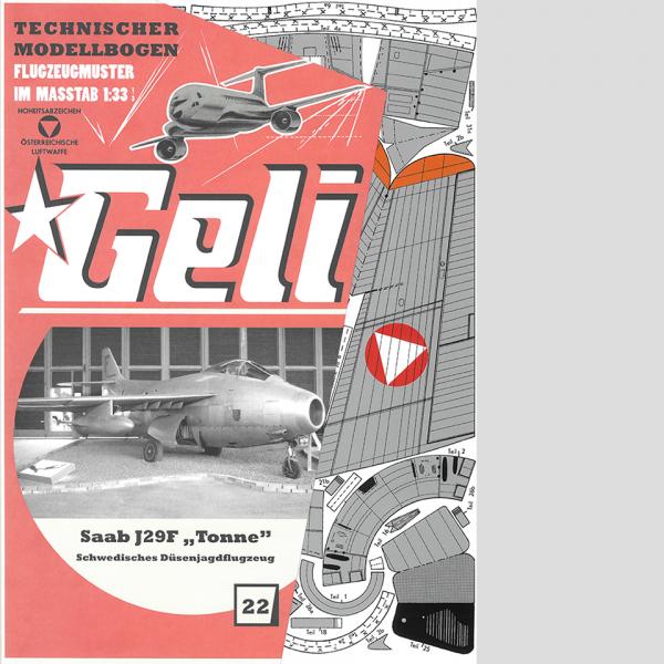 22 Saab J29F “Tonne” Art.Nr. 34022