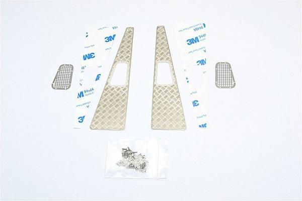 NEU SCALE ACS STNL-STEEL SLIP PRF TRD&FENDER VENT TRX 4-81PCS GPM ROADTECH SCALE ACCESSORIES TRX4 DEFENDER