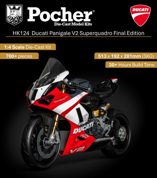 (Vororder) POCHER Ducati Panigale – V2 Superquadro Final Edition 1:4 (Vororder)