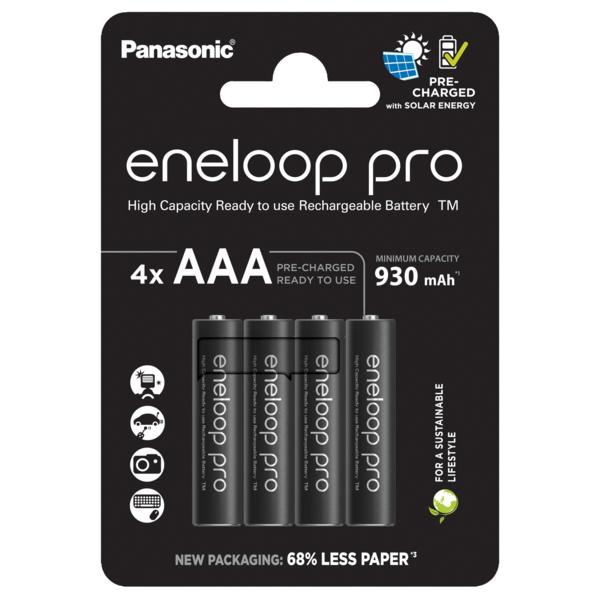 Eneloop pro BK-4HCDE/4BE Micro AAA Akku 4er Blister