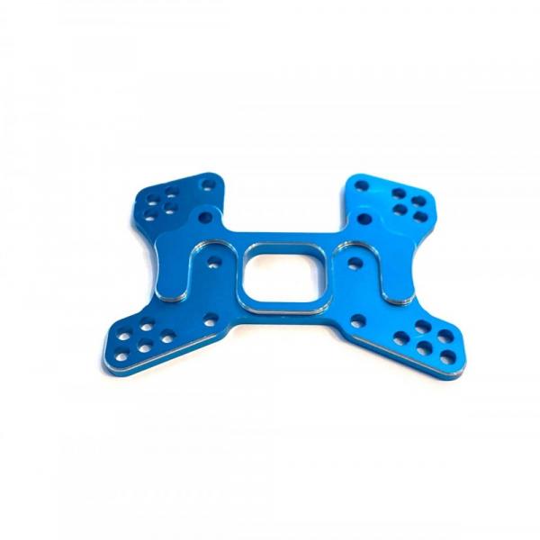 Alu Dämpferbrücke hinten Blau