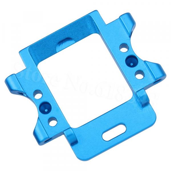 Hinterachsdifferentialstütze in Aluminium Blau