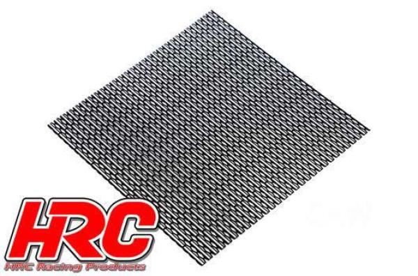 Rostfreier Stahl - modifiziert Gitter von Luftzufuhr - 100x100mm - Diamond Open - Schwarz