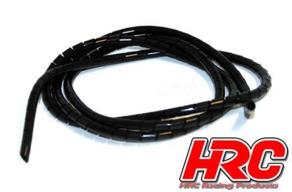 Spiral für Kabel - 4mm - Schwarz (1m)