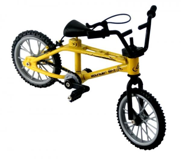 Fahrrad für Fingertricks gelb H-SPEED Deko 1/10