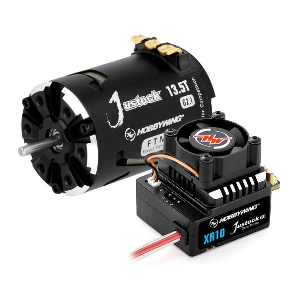 Hobbywing Xerun Justock Combo G3S mit 13.5 Turn 3200kV für 1:10 Stock