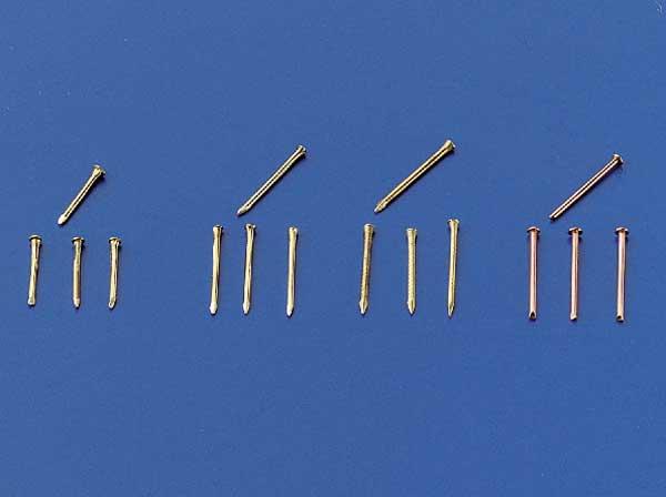Messingnägel 0,7x8 mm (ca 100 Stk)