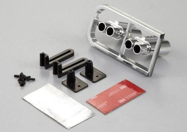 1:10 Doppelauspuff-Set