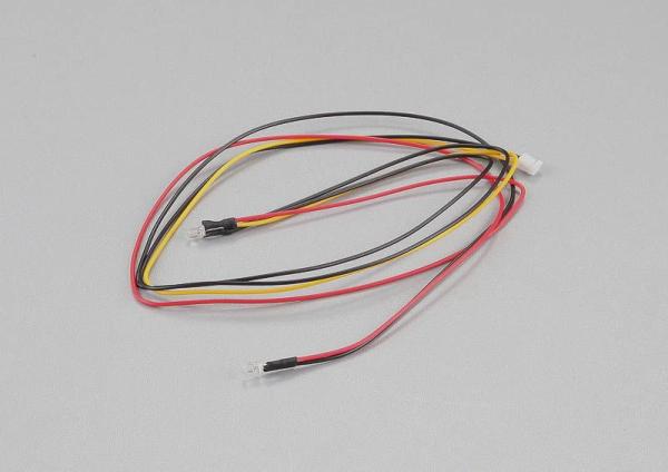 LED Licht Set mit 2x3mm Gelbe LED