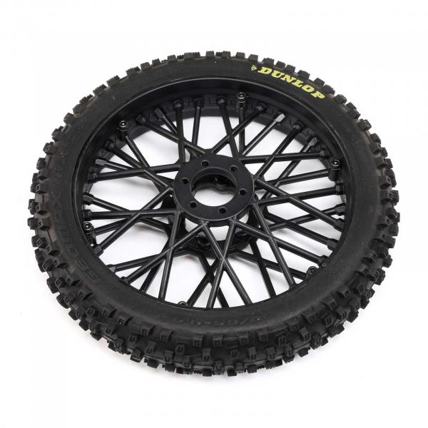 Dunlop MX53 Front Tire Mounted, Black: Promoto-MX