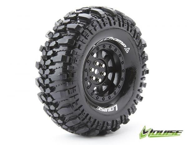 CR-CHAMP 1.9 SUPERSOFT FELGE SCHWARZ (2) *J* 12MM CRAWLER LOUISE