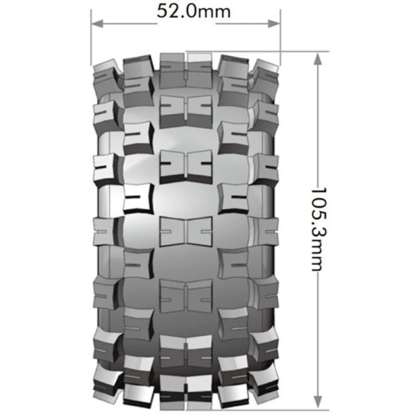 ST-MCROSS auf Felge schwarz 12mm Removable Hex (0&1/2) (2) LOUISE TRX Mini-MAXX / XRT