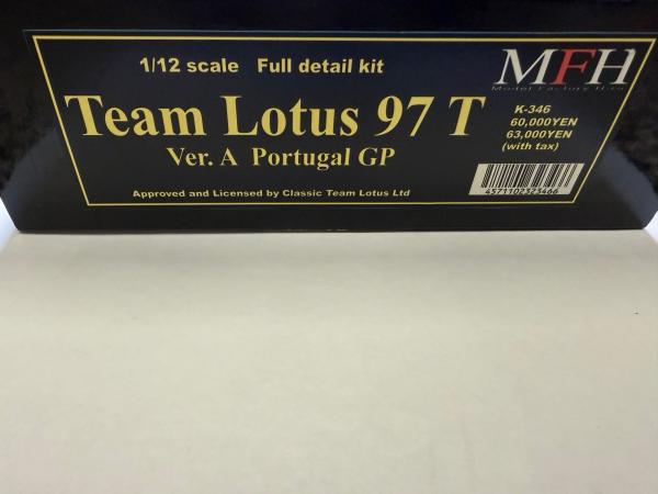 1:12 1985 Lotus 97T 1985 Portuguese GP Model Factory Hiro | No. K-346