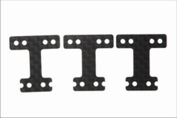Kyosho carbon rear suspension plate set (MR-02/RM type)